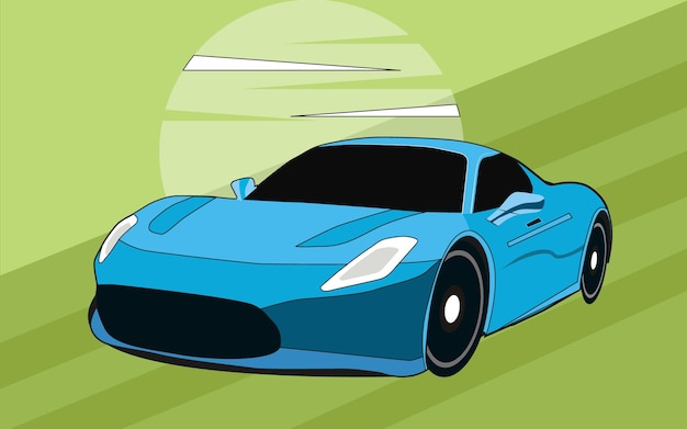 Car Vector Flat Illustration