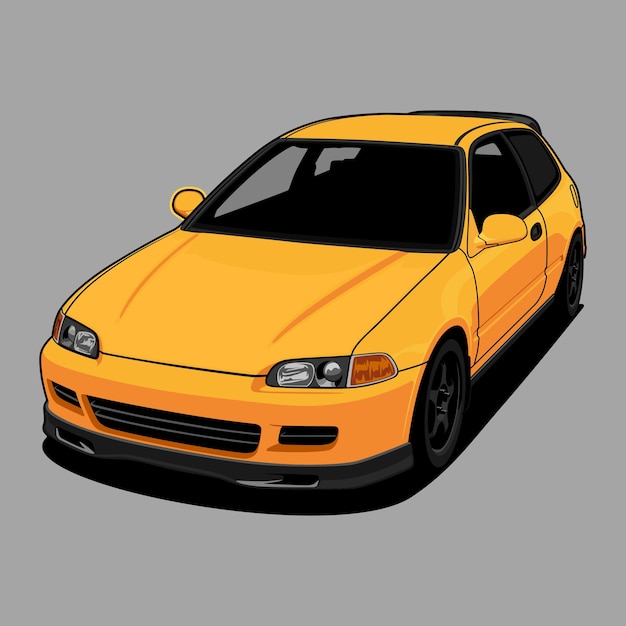 car vector illustration for conceptual design