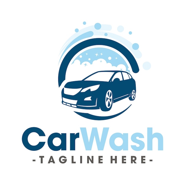 Car Wash and Clean Logo Vector