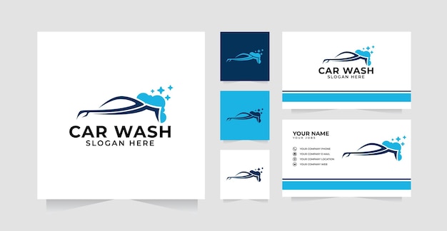 Car wash logo design Template Logo