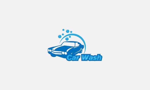 Car wash logo design vector templarte