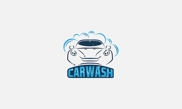 Vector car wash logo design vector template