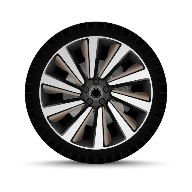 Car wheel Tire with brake system