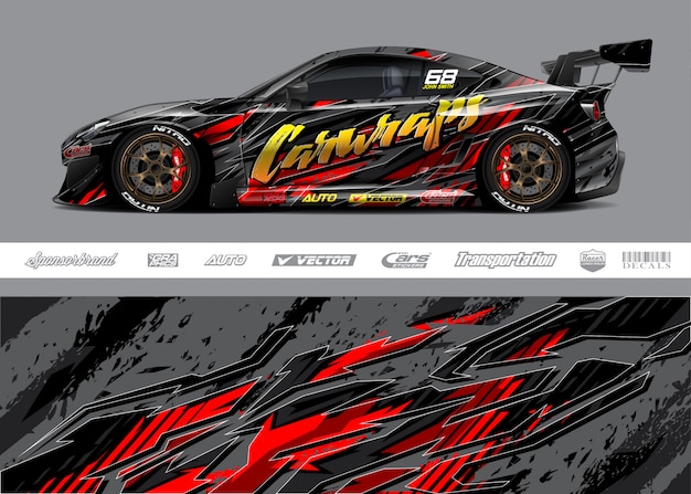 Car wrap decal designs