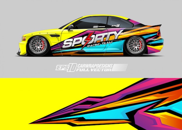 Car wrap decal designs