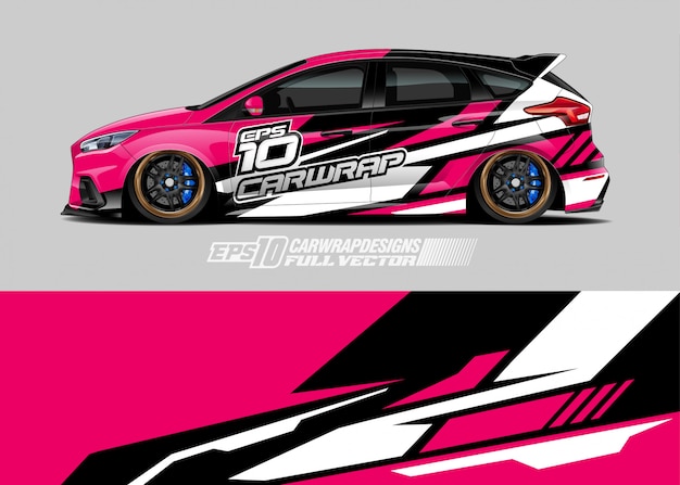 Car wrap decal designs