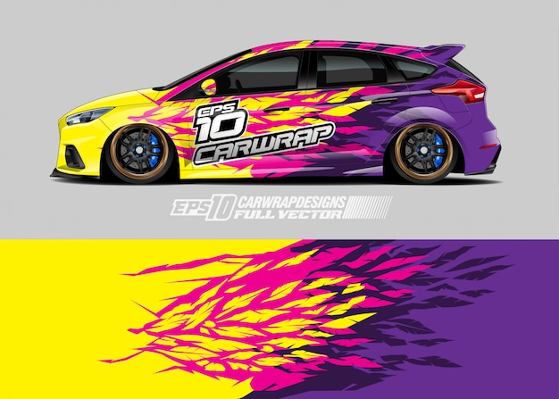 Car wrap decal designs