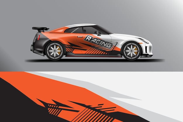 Car wrap design background