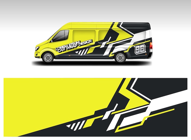 Car Wrap Design Vector Print