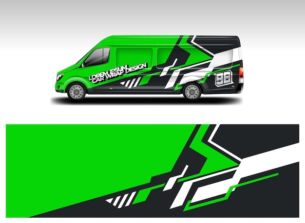 Car Wrap Design Vector Print