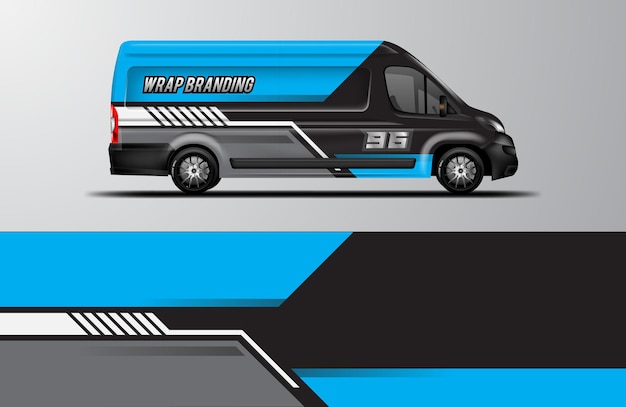 Car Wrap Van Design Vector