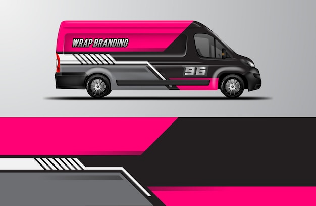 Car Wrap Van Design Vector