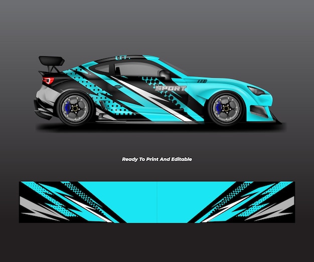 Car Wrap Vector Design