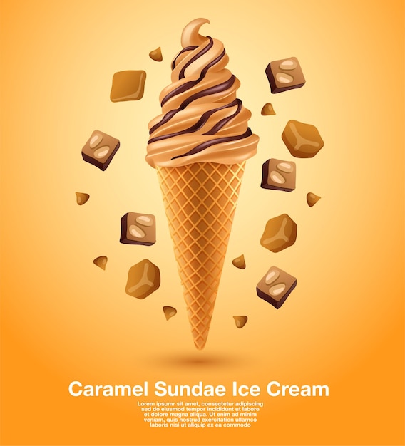 Caramel Sundae Soft Serve