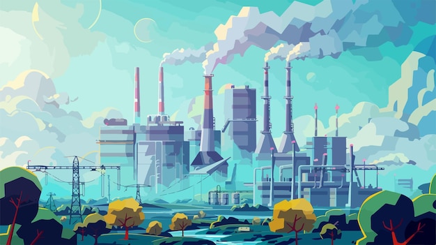 Carbon Capture Concept Environmental Pollution