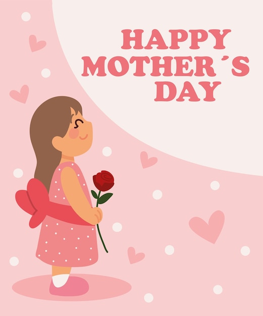 card of Happy Mothers day design