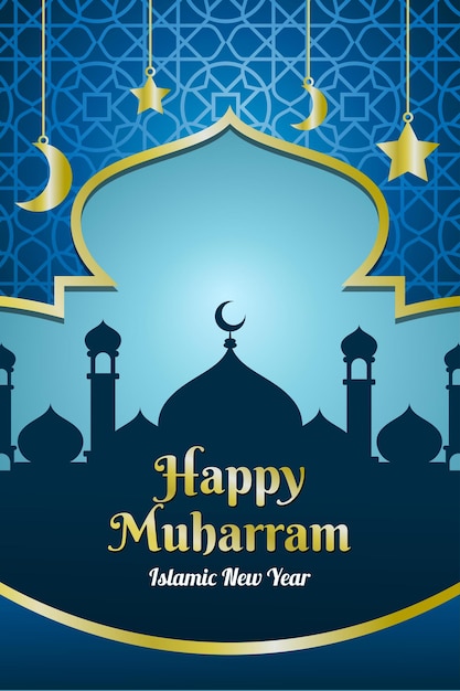 card of islamic new year muharram