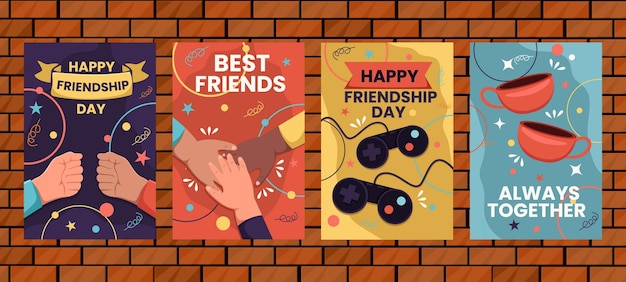 Card Set Collection World Friendship Day