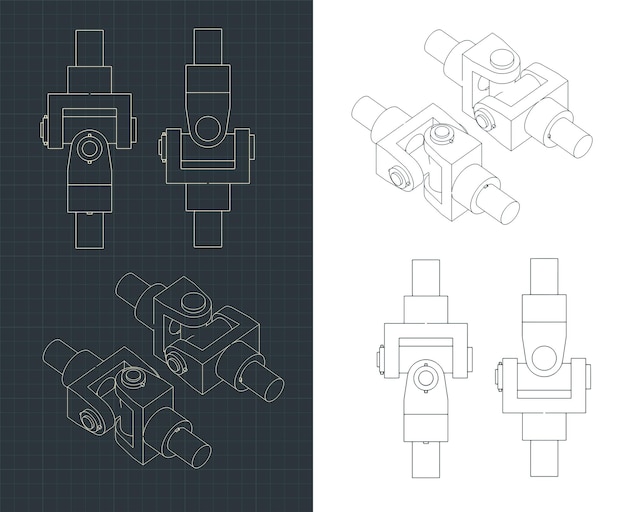 Cardan shaft drawing