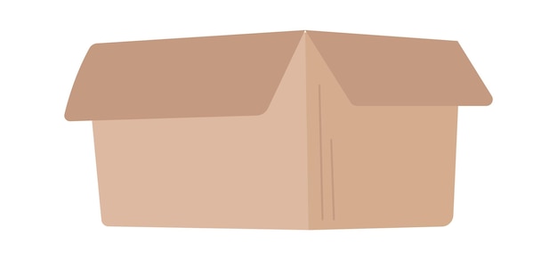 Cardboard box icon Vector illustration