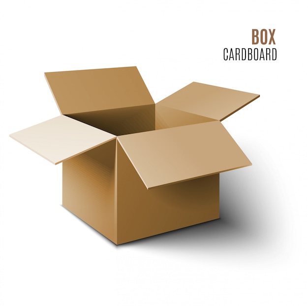 Cardboard box icon.