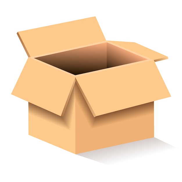 Cardboard Box Illustration