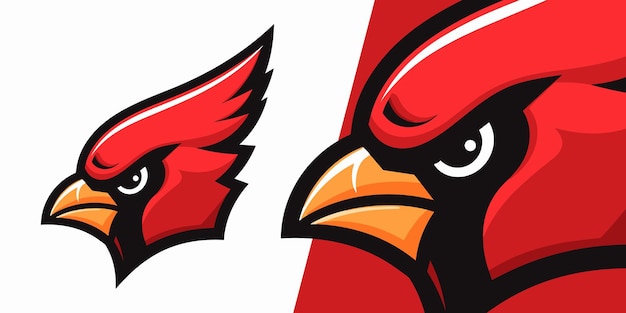 Cardinal Mascot Logo Perfect for Sports Esports Badges Emblems and Trendy Tshirt Printing