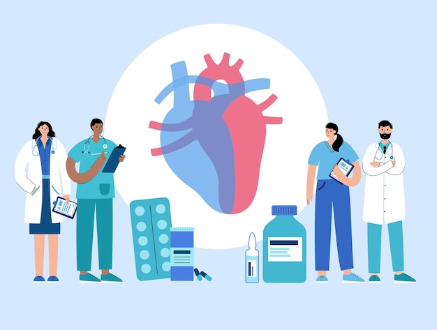 Cardiology template concept