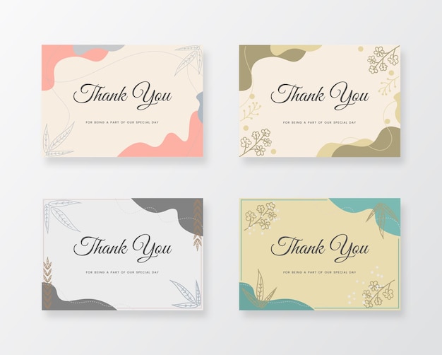 cards thank you design