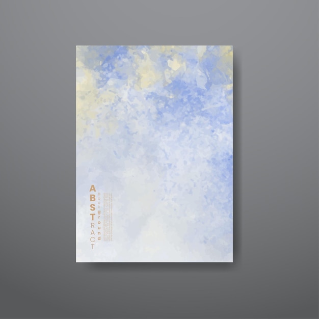 Cards with abstract watercolor background. Design for your cover, date, postcard, banner, logo.