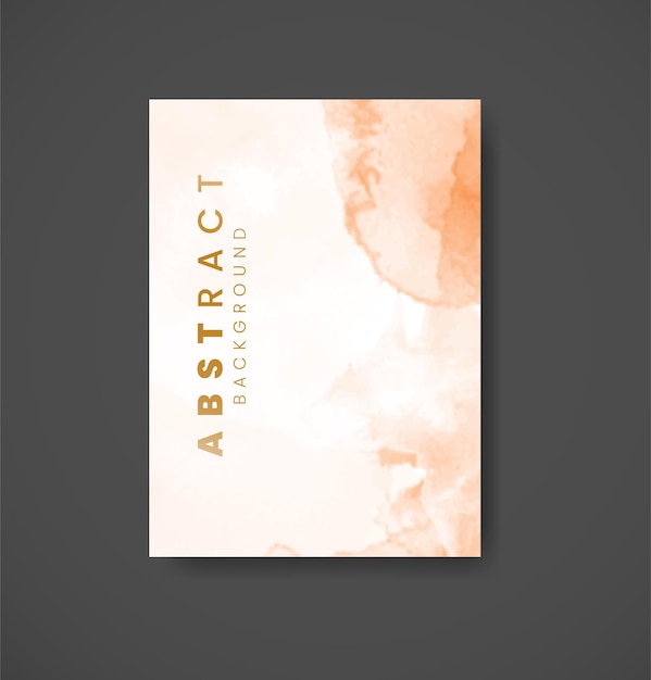 Cards with watercolor background Design for your cover date postcard banner logo