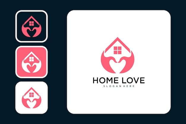 care home with love logo design