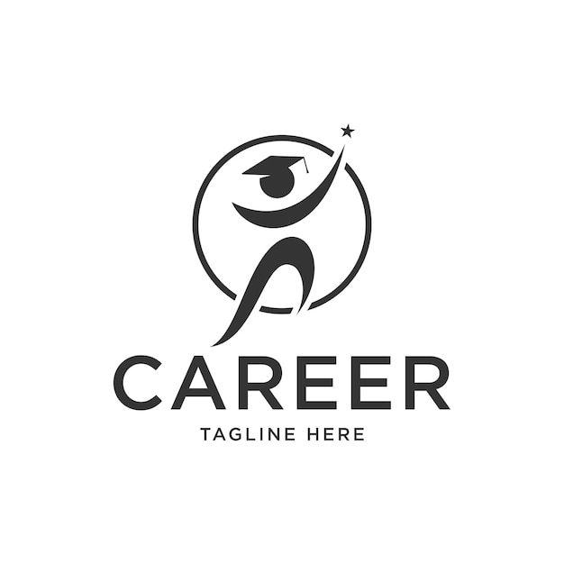 Career Coaching Logo Design Vector template