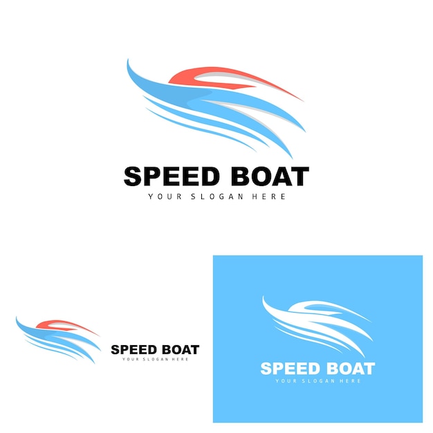 Cargo Ship Logo Fast Cargo Ship Vector Sailboat Design For Ship Manufacturing Company Waterway Sailing Marine Vehicles Transport Logistics