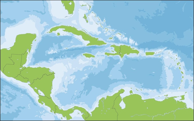 The Caribbean is a region that consists of the Caribbean Sea, its islands and the surrounding coasts.