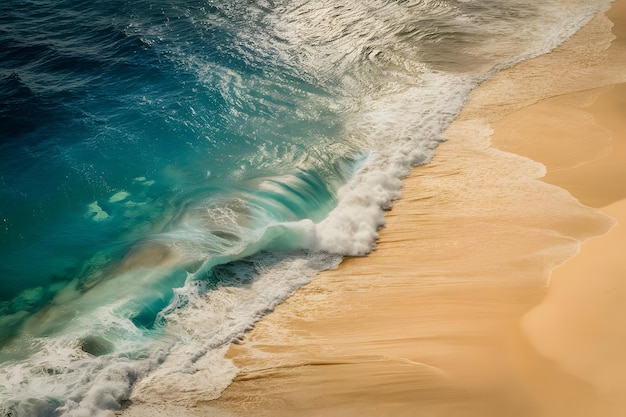 Caribbean white sand beach turquoise sea color