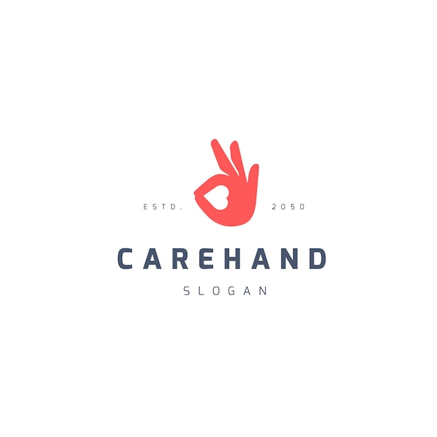 Caring Hand logo design