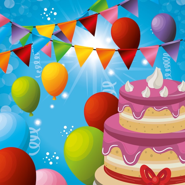 Carnival party celebration card