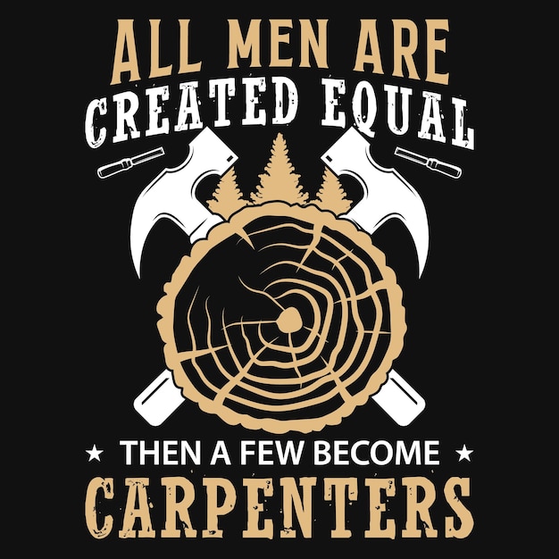 Carpenter tshirt design