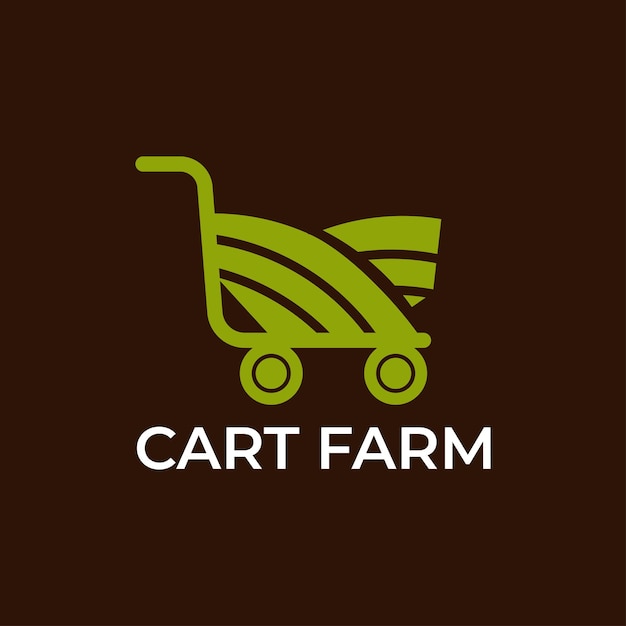 cart farm logo design