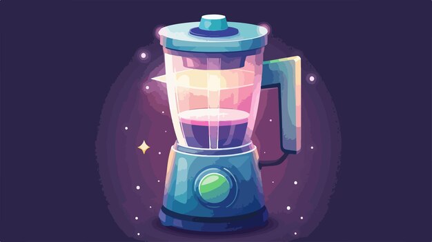 a cartoon of a blender with a star on the top