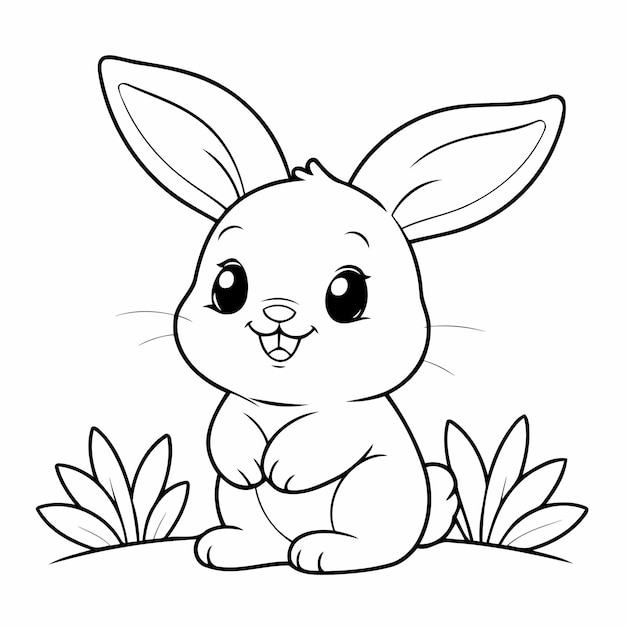 Cartoon Bunny for toddlers