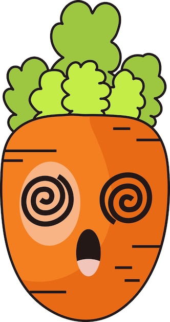 Cartoon Carrot Illustration