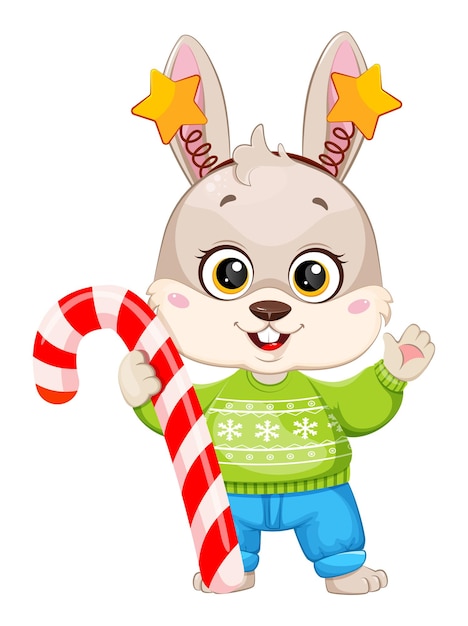 Cartoon character rabbit Cute bunny