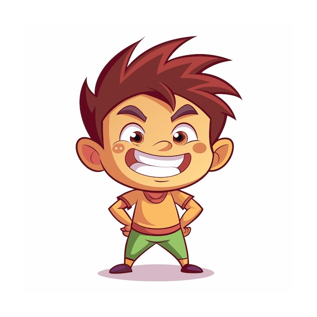 Cartoon Character Vector Illustration