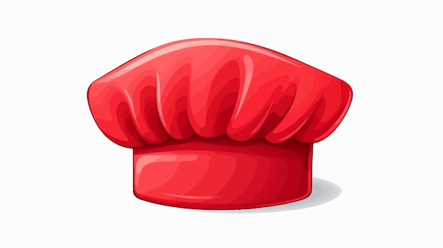 Cartoon Chef Hat Icon for Restaurant Menus Vector Illustration