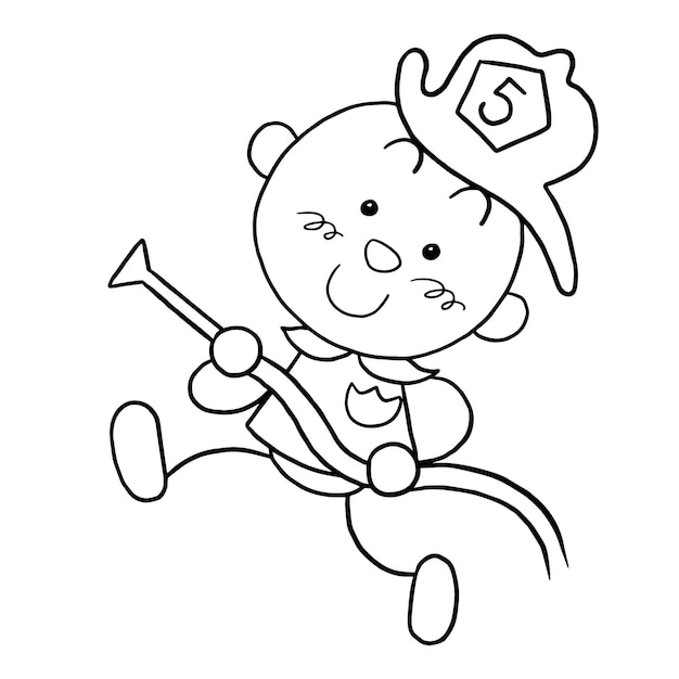 cartoon cute doodle coloring page kawaii anime illustration clipart character chibi drawing manga