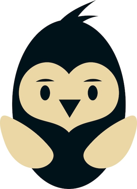 Cartoon Cute Penguin Icon