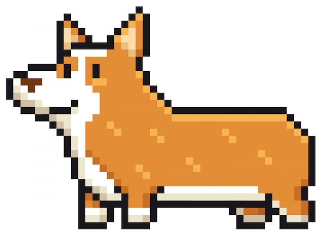 Cartoon Dog breed welsh corgi 