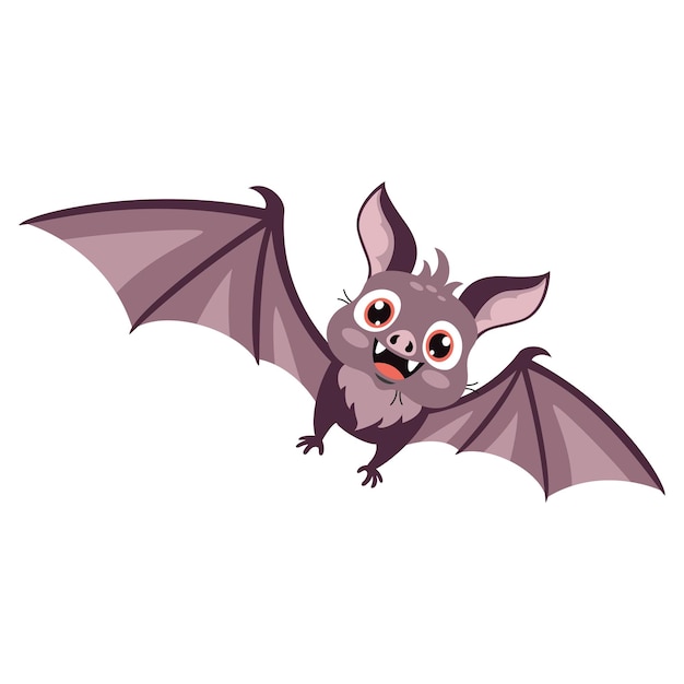 Cartoon Drawing Of A Bat